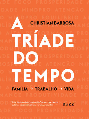 cover image of A tríade do tempo